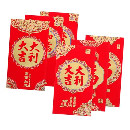 COLLBATH 36 Stück roter umschlag des neuen jahres briefumschläge Neujahrsumschlag Chinesisches Neujahr rotes Umschläge rote umschläge chinesisch Geldumschläge Papier COLLBATH 36 Stück roter umschlag des neuen jahres briefumschläge Neujahrsumschlag Chinesisches Neujahr rotes Umschläge rote umschläge chinesisch Geldumschläge Papier von COLLBATH