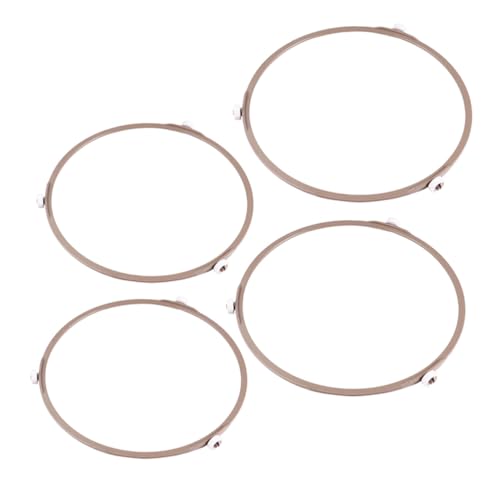 COLLBATH Drehteller für die Mikrowelle Mikrowellen-Drehtellerring 4-teilig Kunststoffring leicht zu drehen Wartung des Mikrowellenherd-Zubehörs COLLBATH Drehteller für die Mikrowelle Mikrowellen-Drehtellerring 4-teilig Kunststoffring leicht zu drehen Wartung des Mikrowellenherd-Zubehörs von COLLBATH