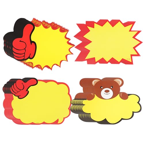 COLLBATH 40 Stück schild hängende Etiketten Stichworte Einzelhandel platzen sternförmiges Etikett fördernd Flohmarktschilder Preisschilder Hofverkauf liefert Papier von COLLBATH