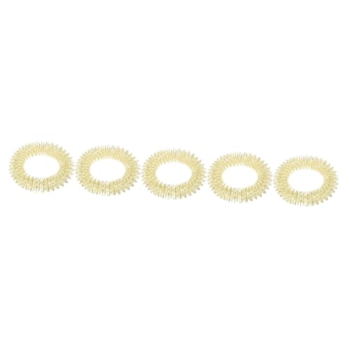 COLLBATH 5st Massageringe Aus Metall Handmassage Armband Sensorisch Verkehr Handmassagegeräte Handgelenk-massagearmbänder Stacheliger Sinnesring Hand Armband Akupressur-massagearmband Punkt von COLLBATH