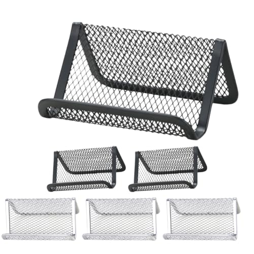 COLLBATH 6 Stck. Mobilfunkhalter für Visitenkarteninhaber Metal Kartenhalter Stand Namenskarten-Organizer Namenskartenständer Visitenkartenständer Eisen von COLLBATH