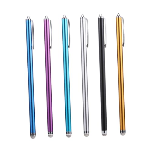 COLLBATH 6St Kapazitiver Stift Eingabestift universal Pen handystifte Tablet-Stift Touchscreen-Stift schreiblernbleistift Tablet-Empfindlichkeitsstift Telefonstift Tablette feiner TIPP von COLLBATH