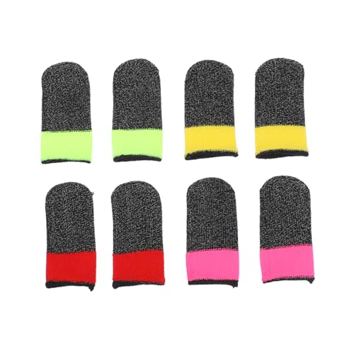 COLLBATH Bildschirm-fingerschutz - 4 Paar Leichte Gaming-fingerhandschuhe Für Touchscreen Nicht Atmungsaktiv von COLLBATH
