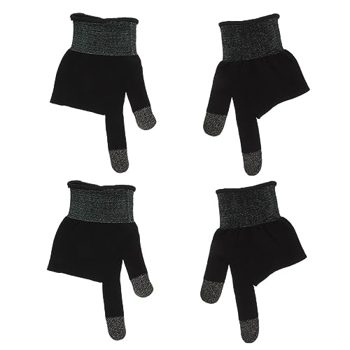 COLLBATH Carbon Fiber Touchscreen Handschuhe Komfortable Gaming Finger Ärmel Schwarz/grau Nicht- von COLLBATH