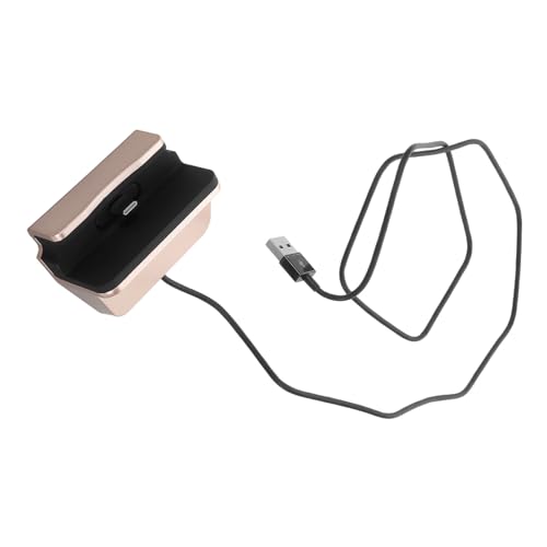 COLLBATH Lade Basis Telefonladebasis Ladegerät für Dockingstation Telefonladegerätestand USB C -Ladedock Handy-Ladehalterung Telefonladeständer Zellladestation Abs Rose von COLLBATH