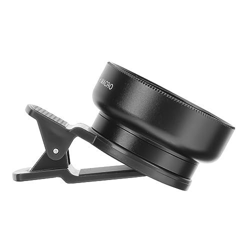 COLLBATH Professionelles Weitwinkel Makroobjektiv für Smartphone mit Clip Hochauflösende für Beeindruckende Landschafts Gruppenfotos Tragbar Langlebig von COLLBATH