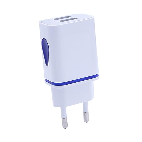 COLLBATH Reiseadapter USB Ladegerät Mit 2 USB Ports Wassertröpfchen Design LED Licht Internationaler Wandstecker Für Smartphones EU Stecker Geeignet Für AC100 COLLBATH Reiseadapter USB Ladegerät Mit 2 USB Ports Wassertröpfchen Design LED Licht Internationaler Wandstecker Für Smartphones EU Stecker Geeignet Für AC100 von COLLBATH
