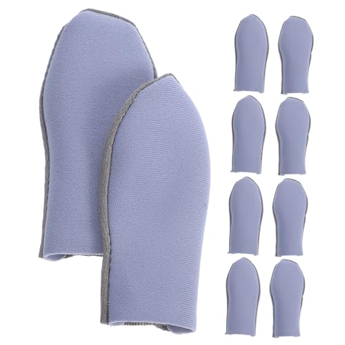 COLLBATH Touchscreen-finger 10er-pack Gaming-daumenärmel Silberner Stoff Spielleistung Und Komfort von COLLBATH