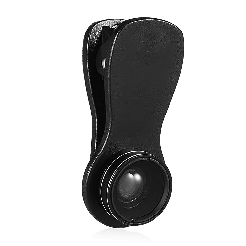 COLLBATH Weitwinkel-Makroobjektiv Telefonzubehör Kameraobjektiv Stehen zum Filmen Weitwinkelobjektiv für Mobile Mikroskop für Handykamera Telefon Makroobjektiv Glas von COLLBATH