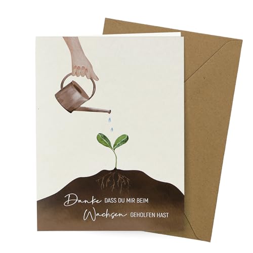 COLOFALLA Abschideskarte Lehrerin Lehrer Abschiedsgeschenk Erzieherin Erzieher Abschiedskarte Kita zur Lehrerin Erzieherin mit schönem Bild Dankeskarte für Erzieher Erzieherin von COLOFALLA