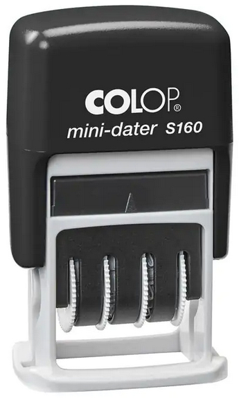COLOP Datumstempel Mini Dater 160, schwarz von COLOP