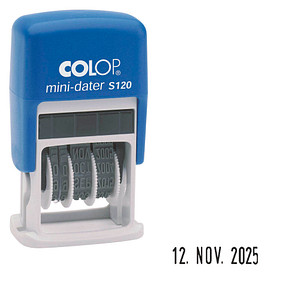 COLOP Datumstempel Mini-Dater S 120 selbstfärbend schwarz von COLOP