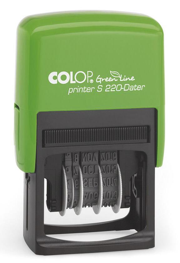 COLOP Datumstempel Stempel Printer S220 Greenline grün von COLOP