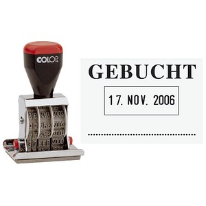 COLOP Datumstempel mit Text "Gebucht" 04060/L3 COLOP Datumstempel mit Text "Gebucht" 04060/L3 von COLOP