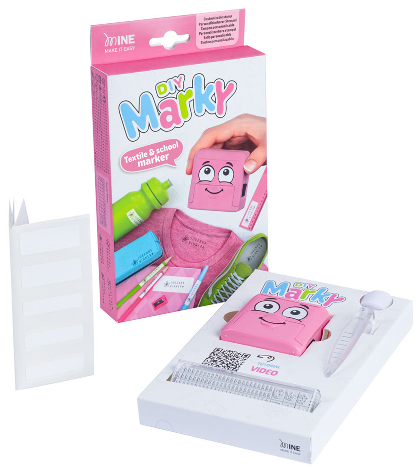 COLOP Markierungsstempel-Set , DIY Marky, , Printer C20, rosa von COLOP