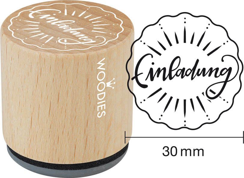 COLOP Motiv-Stempel Woodies , Einladung,  II von COLOP