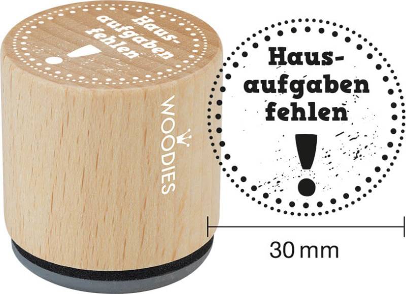 COLOP Motiv-Stempel Woodies , Hausaufgaben fehlen, von COLOP