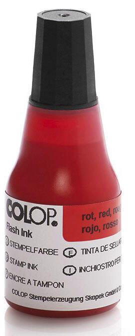 COLOP Stempelfarbe 25,0 ml rot von COLOP