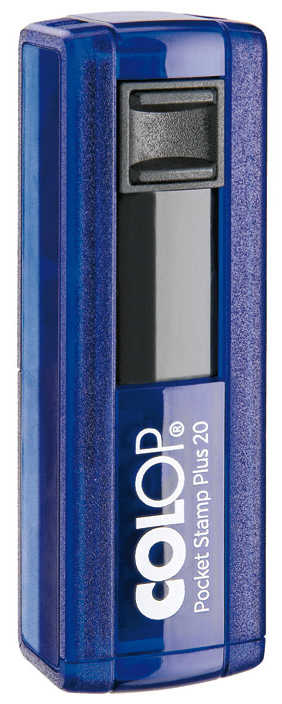 COLOP Taschenstempel Pocket Stamp Plus 20, indigo blau von COLOP