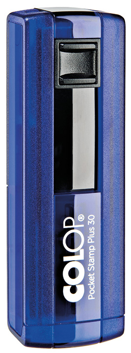 COLOP Taschenstempel Pocket Stamp Plus 30, indigo blau von COLOP