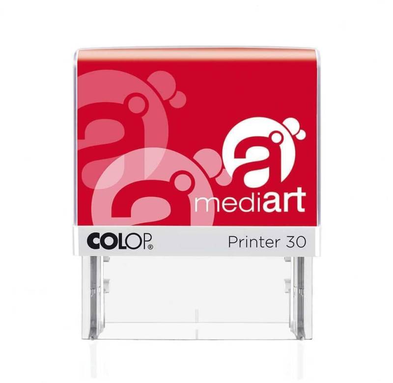 COLOP Textstempel, individualisierbar Printer 30 mit Logo von COLOP
