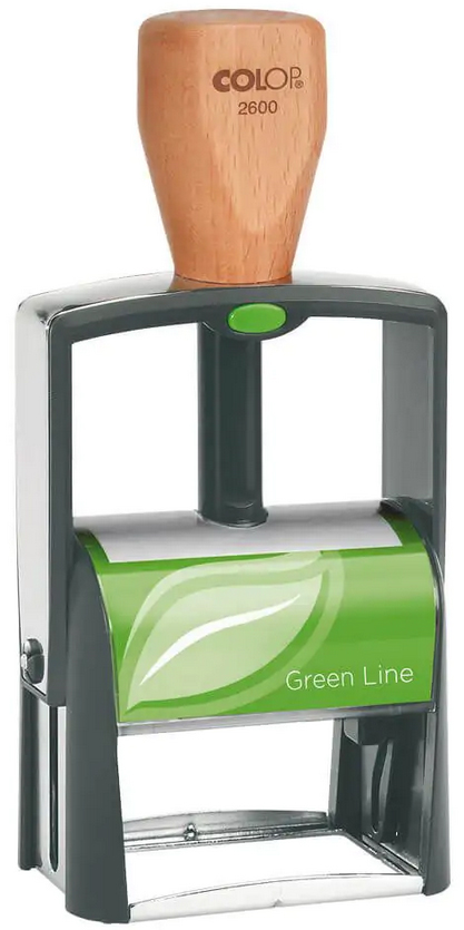 COLOP Textstempel Classic 2600 Green Line, 8-zeilig von COLOP