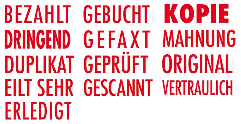 COLOP Textstempel Printer 20 , KOPIE, , mit Textplatte von COLOP