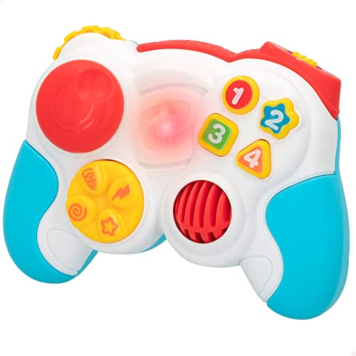 COLORBABY 46744 Gaming-Steuerung Formen und Farben Musik 12 m + (Spielgo) von COLORBABY
