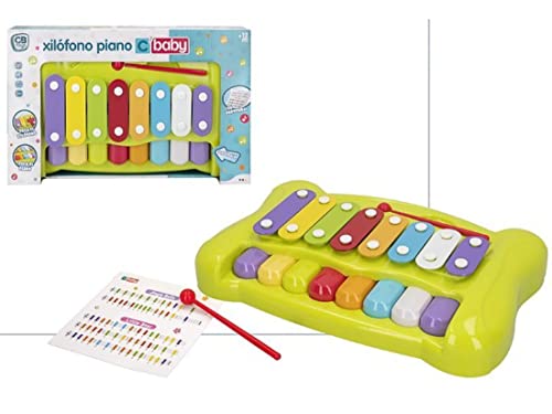 COLORBABY Klavier und Xylophon für Kinder 2 in 1 cb Toys (43889), bunt von COLORBABY