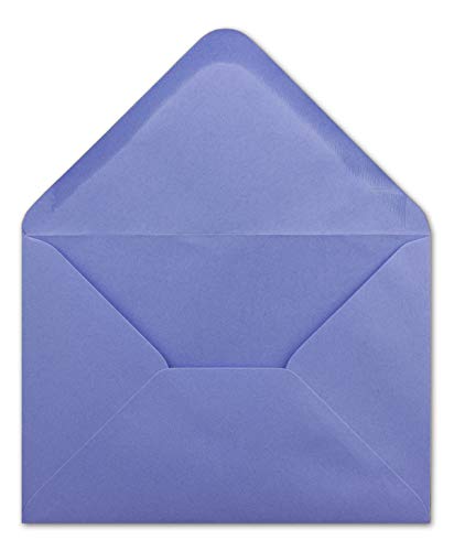 1000 DIN C5 Briefumschläge Lila - 16,2 x 22,7 cm - 100 g/m² Nassklebung spitze Klappe - aus der Serie COLOURS-4-YOU Glüxx-Agent von COLOURS 4-YOU by Glüxx-Agent