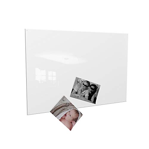 Magnettafel Magnetwand (verschiedene Größen und Farben) inklusive 10 Magnete - Made in Germany (60 x 90 cm, weiß) von COLOURS MANUFAKTUR YOUR COLOUR YOUR LIFE