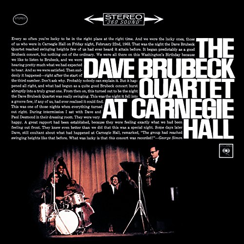 COLUMBIA The Dave Brubeck Quartet At Carnegie Hall COLUMBIA The Dave Brubeck Quartet At Carnegie Hall von COLUMBIA