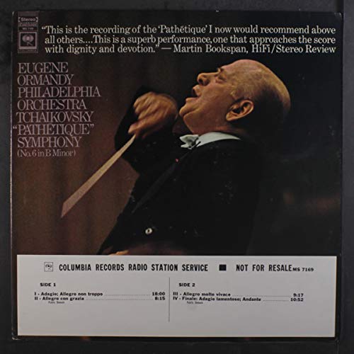 tchaikovsky: pathetique symphony LP von COLUMBIA