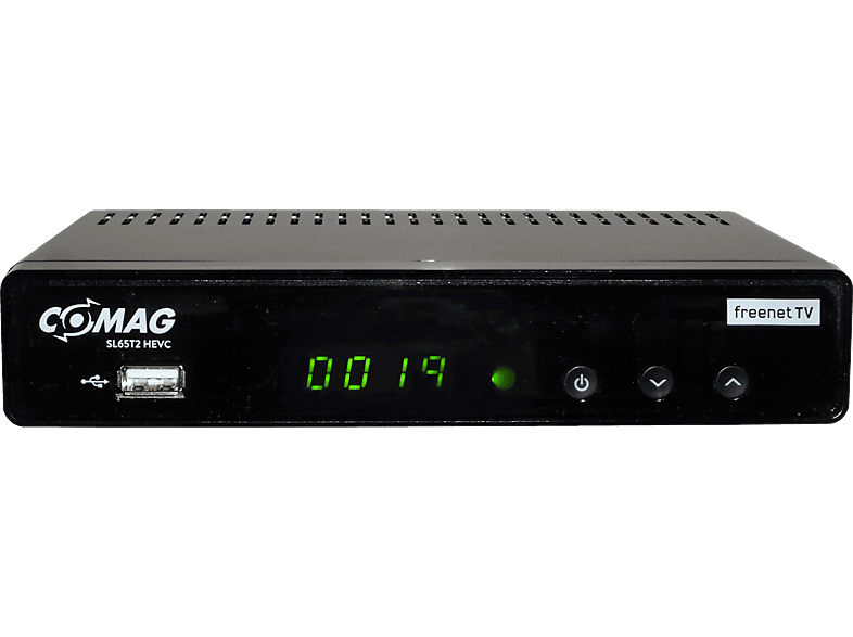 COMAG Comag SL 65 T DVB-T2 Receiver inkl. Freenet TV (PVR-Funktion, HD, Schwarz) von COMAG