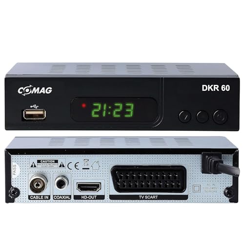 COMAG DKR 60 HD digitaler Full HD Kabel-Receiver (PVR Ready, HDTV, DVB-C, Time Shift-Funktion, HDMI, SCART, USB 2.0) schwarz von COMAG