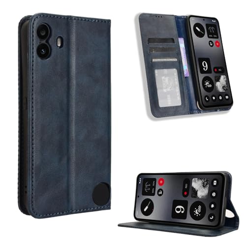 COMAKU Nothing CMF Phone 1 Hülle, Geldbeutel Handyhülle mit eingebauten Kartenfächern - Blau COMAKU Nothing CMF Phone 1 Hülle, Geldbeutel Handyhülle mit eingebauten Kartenfächern - Blau von COMAKU