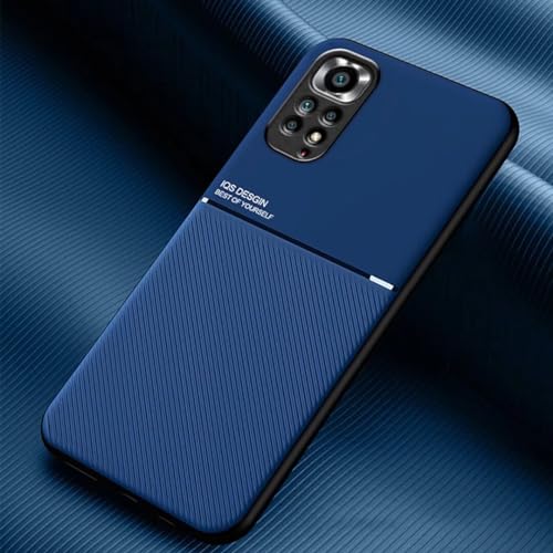 COMAKU Ultradünnes TPU Silicone Hülle für Xiaomi Redmi Note 12 Pro 4G Textur rutschfest und Stoßfest Schutzhülle Bumper Handyhülle - Blau von COMAKU