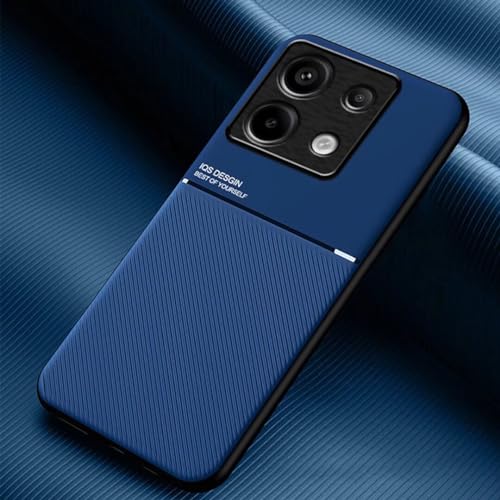 COMAKU Ultradünnes TPU Silicone Hülle für Xiaomi Redmi Note 13 Pro 5G Textur rutschfest und Stoßfest Schutzhülle Bumper Handyhülle - Blau von COMAKU