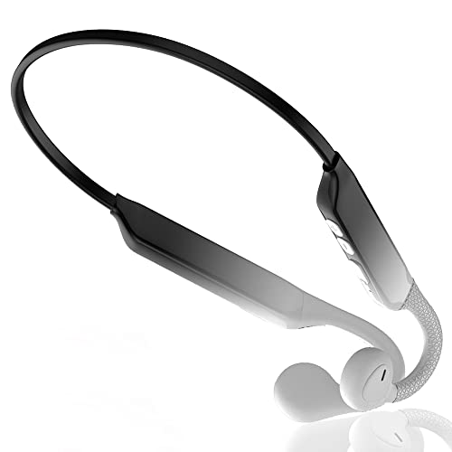 COMBLU Luftleitung-Kopfhörer, Open Ear Kopfhörer, Bluetooth Wireless Sweatproof Kopfhörer mit Mikrofon, Stereo Luftleitung Kopfhörer für Sport Fahren von COMBLU