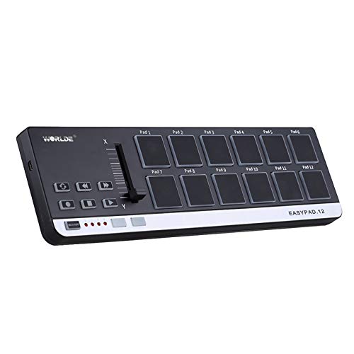 COMETX MIDI EasyPad.12 Portable Mini USB 12 Drum Pad MIDI Controller von COMETX