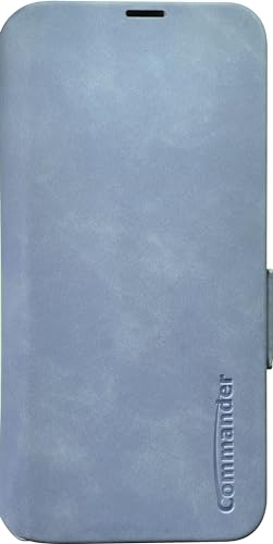 COMMANDER Book CASE Elite Light Blue für Apple iPhone 14/13 von COMMANDER