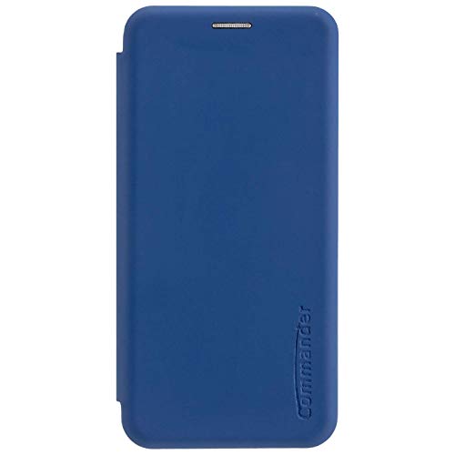 COMMANDER Book Case Curve für Huawei P30 Lite/ P30 Lite New Edition Soft Touch Maritim Blue von COMMANDER