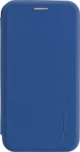COMMANDER Book Case Curve für Samsung A125 Galaxy A12 Soft Touch Maritim Blue von COMMANDER