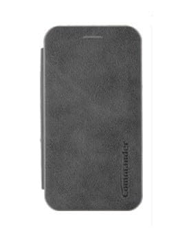 COMMANDER Curve Book Case Deluxe für Samsung A25 5G Elegant Royal Dark Gray von Commander