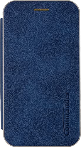 COMMANDER Curve Book Case Deluxe für Samsung A34 5G Elegant Royal Blue von COMMANDER