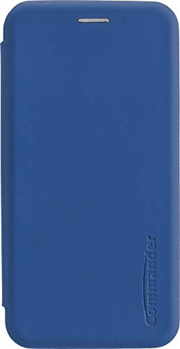 Commander,17810,Book AA8Case Curvefür Apple iPhone11 Soft Touch Maritim Blue von COMMANDER
