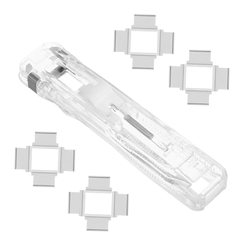 COMNESTBI 1 Satz Binder Hefter Hand-push-hefter Mini -papierclips Heftklammer Binder Büroklammern Zubehör Für Büroordner Mini-bindeklammern Nachfüllclips Aus Metall Transparent Eisen COMNESTBI 1 Satz Binder Hefter Hand-push-hefter Mini -papierclips Heftklammer Binder Büroklammern Zubehör Für Büroordner Mini-bindeklammern Nachfüllclips Aus Metall Transparent Eisen von COMNESTBI