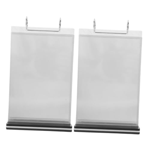 COMNESTBI 2 Stück Präsentationsständer für Menüclips Mehrseitiger Flip-Menü-Displayhalter Tisch-Menüständer Page-Flip-Anzeigetafel Menü-Tischständer Desktop-Menühalter pp Transparent COMNESTBI 2 Stück Präsentationsständer für Menüclips Mehrseitiger Flip-Menü-Displayhalter Tisch-Menüständer Page-Flip-Anzeigetafel Menü-Tischständer Desktop-Menühalter pp Transparent von COMNESTBI