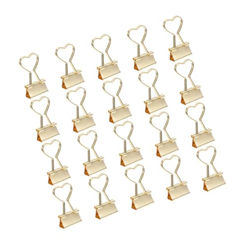 COMNESTBI 20 Stück Elliot-Ordner Kleine Papierklammern Mini-Bindeklammern Mikrobinderclips Heftklammern in loser Schüttung Papierclips dekorativer Büroklammerhalter Metall Golden COMNESTBI 20 Stück Elliot-Ordner Kleine Papierklammern Mini-Bindeklammern Mikrobinderclips Heftklammern in loser Schüttung Papierclips dekorativer Büroklammerhalter Metall Golden von COMNESTBI