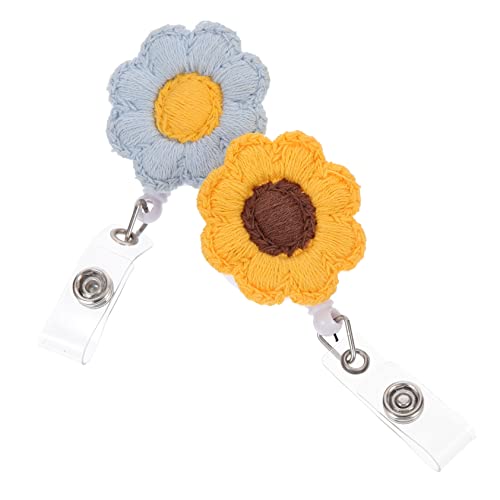 COMNESTBI 2Stücke Sonnenblumen Namensschildhalter mit Einziehbarem Kartenclip Tragbar und Langlebig für Krankenschwestern und Events und Praktischer Ausweishalter COMNESTBI 2Stücke Sonnenblumen Namensschildhalter mit Einziehbarem Kartenclip Tragbar und Langlebig für Krankenschwestern und Events und Praktischer Ausweishalter von COMNESTBI